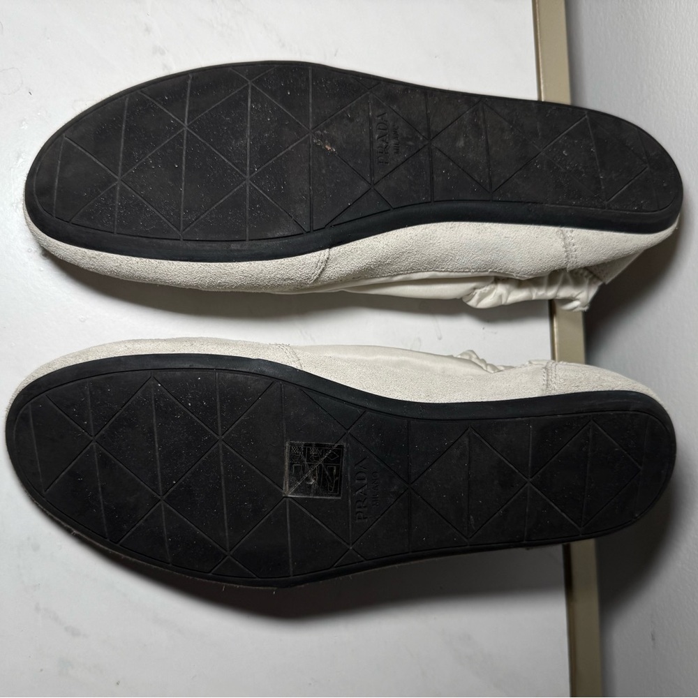 Prada Collapse Re-Nylon and suede elasticized sneakers - Picture 9 of 12